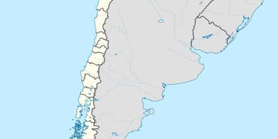 Kaart van antofagasta in Chili