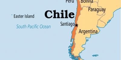 Santiago de Chili kaart